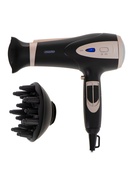 Fēns Mesko Hair Dryer | MS 2287 | 2200 W | Number of temperature settings 3 | Diffuser nozzle | Black/Champagne
