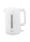 Tējkanna Adler Kettle | AD 1386 | Electric | 1850 W | 2.2 L | Plastic | 360° rotational base | White