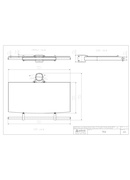  EDBAK TRS4c-B Glass Shelf with Handle for TR4/TR5/TR6 Trolleys Hover