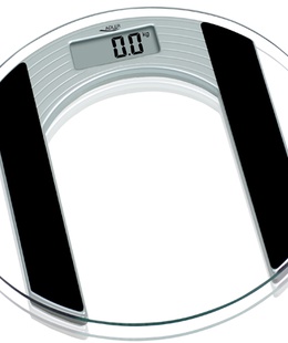 Svari Adler | Body fit Scales | Maximum weight (capacity) 150 kg | Accuracy 100 g | Glass  Hover