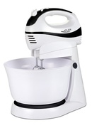 Mikseris Adler | Mixer | AD 4206 | Mixer with bowl | 300 W | Number of speeds 5 | Turbo mode | White