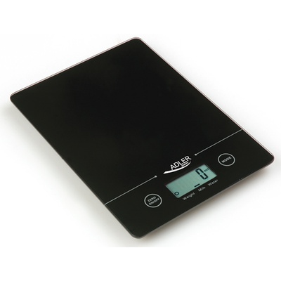 Svari Adler Kitchen scales Adler AD 3138  Maximum weight (capacity) 5 kg Graduation 1 g Display type LCD Black