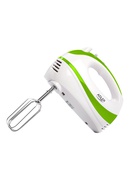 Mikseris Adler Mixer AD 4205 g Hand Mixer 300 W Number of speeds 5 Turbo mode White/Green Hover