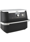  NINJA | Double Air Fryer | AF500EU Foodi FlexDrawer | Power 2470 W | Capacity 10.4 L | Black Hover