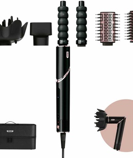 Fēns Shark | 5-in-1 Hair Dryer | HD446EU FlexStyle | 1650 W | Number of temperature settings 3 | Black | Diffuser nozzle  Hover