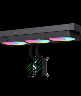  Gamemax CPU Liquid Cooler | GLACIER 360 LCD BK | Intel  Hover