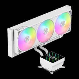  Gamemax CPU Liquid Cooler | GLACIER 360 LCD WH | Intel