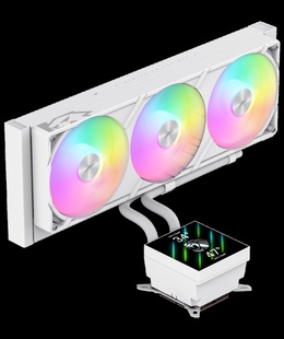  Gamemax CPU Liquid Cooler | GLACIER 360 LCD WH | Intel  Hover