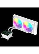  Gamemax CPU Liquid Cooler | GLACIER 240 LCD WH | Intel Hover