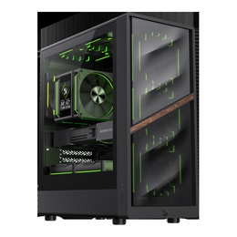  Gamemax Case | AERIS 330 MB | Black | Mini Tower | Power supply included No