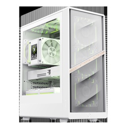  Gamemax Case | AERIS 330 MW | White | Mini Tower | Power supply included No