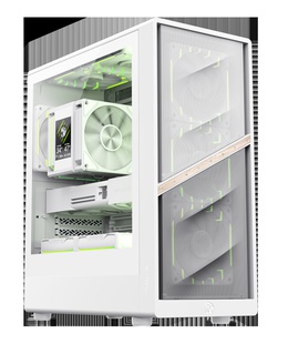  Gamemax Case | AERIS 330 MW | White | Mini Tower | Power supply included No  Hover