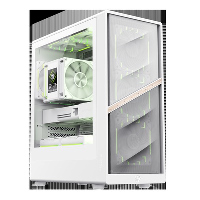  Gamemax Case | AERIS 330 MW | White | Mini Tower | Power supply included No
