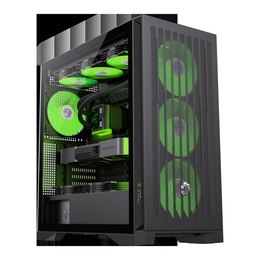  Gamemax Case | LEADER 2 BK | Black | E-ATX | Power supply included No
