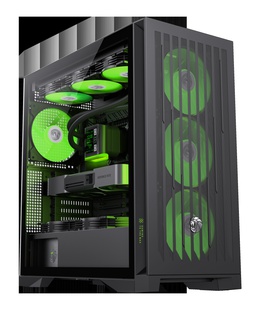  Gamemax Case | LEADER 2 BK | Black | E-ATX | Power supply included No  Hover