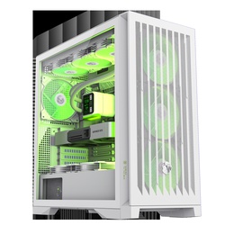  Gamemax Case | LEADER 2 WH | White | E-ATX | Power supply included No