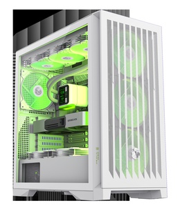  Gamemax Case | LEADER 2 WH | White | E-ATX | Power supply included No  Hover