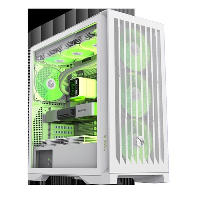  Gamemax Case | LEADER 2 WH | White | E-ATX | Power supply included No