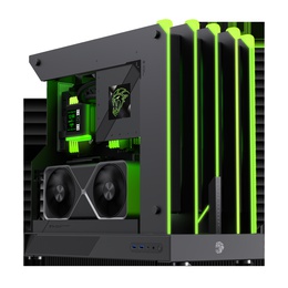  Gamemax Case | BLADE CONCEPT | Black | ATX | Power supply included No