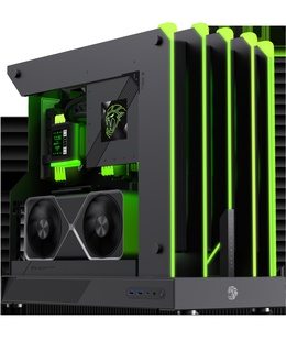  Gamemax Case | BLADE CONCEPT | Black | ATX | Power supply included No  Hover