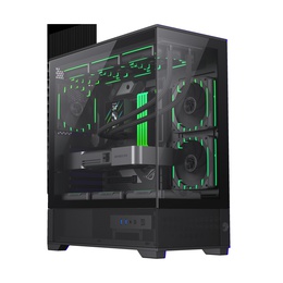  Gamemax Case | VISTA 2 AB | Black | Midi Tower | Power supply included No