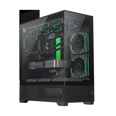 Gamemax Case | VISTA 2 AB | Black | Midi Tower | Power supply included No