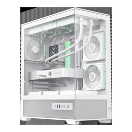  Gamemax Case | VISTA 2 AW | White | Midi Tower | Power supply included No