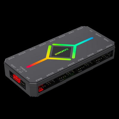 Gamemax | V4.0 ARGB PWM HUB BK | Hub for Gaming Chassis
