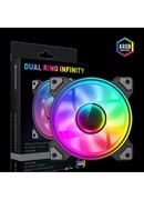  Gamemax Case Fan | DUAL RING INFINITY BK | Black