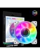  Gamemax Case Fan | DUAL RING INFINITY WH | White