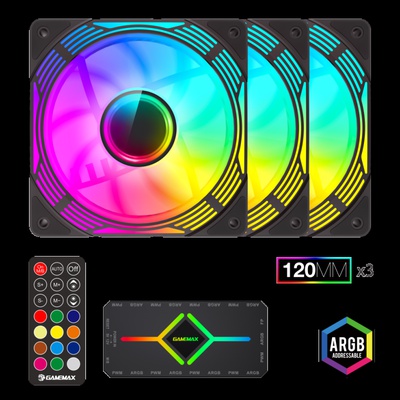  Gamemax Case Fan | KF300 BK | Black