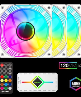  Gamemax Case Fan | KF300 WH | White  Hover