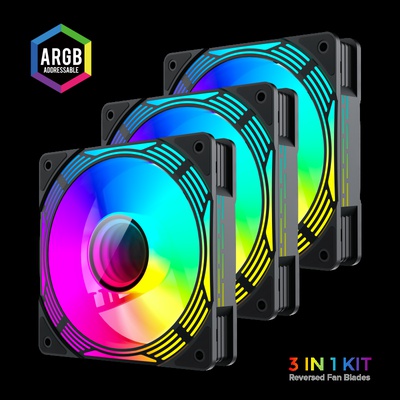  Gamemax Case Fan | KF300R BK | Black