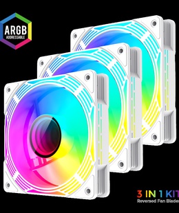  Gamemax Case Fan | KF300R WH | White  Hover