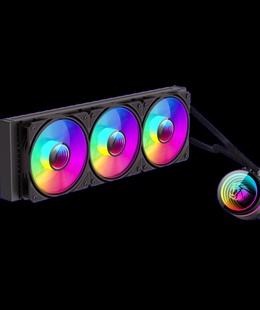  Gamemax CPU Liquid Cooler | ICEBURG 360 INFINITY BK | Black  Hover