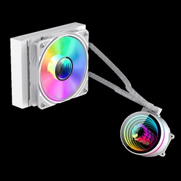  Gamemax CPU Liquid Cooler | ICEBURG 120 WT | White