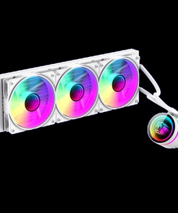  Gamemax CPU Liquid Cooler | ICEBURG 360 INFINITY WH | White  Hover