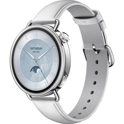 Viedpulksteni Xiaomi Watch S4 41mm | Smart watch | GPS (satellite) | AMOLED | White