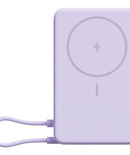  Xiaomi Magnetic Power Bank 10000 with Built-in | 10000 mAh | Purple  Hover