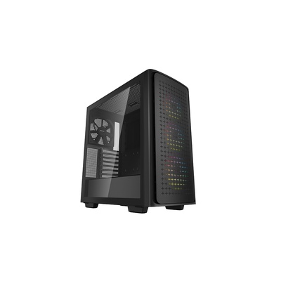  Deepcool MID TOWER CASE CK560 Side window Black Mid-Tower Power supply included No