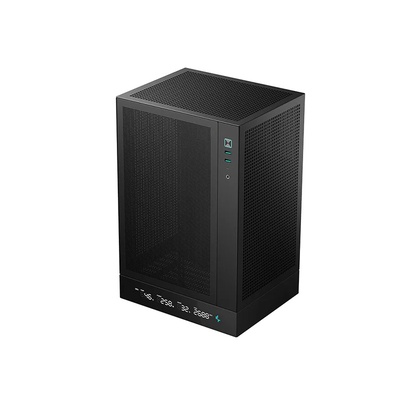  Deepcool PC Gaming Case | CH170 DIGITAL | Black | Mini ITX | Power supply included No | ATX PS2