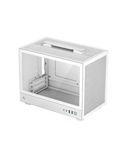  Deepcool Ultra-portable Case | CH160 WH | White | Mini-ITX | Power supply included No | ATX PS2  Hover