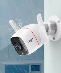  TP-LINK | Outdoor Security Wi-Fi Camera | C310 | 24 month(s) | Bullet | 3 MP | 3.89 mm | IP66 | H.264 | MicroSD  Hover
