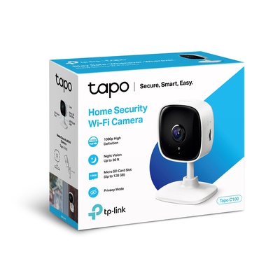  TP-LINK | Home Security Wi-Fi Camera | Tapo C100 | Cube | 3.3mm/F/2.0 | Privacy Mode