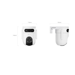  EZVIZ IP Camera CS-H9C (5MP+5MP) 4mm Color night vision
