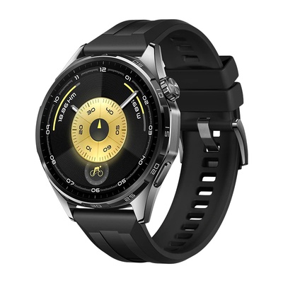 Viedpulksteni Huawei WATCH GT 6 46mm | Smart watch | GPS (satellite) | AMOLED | 1.47 inches | Waterproof | Black