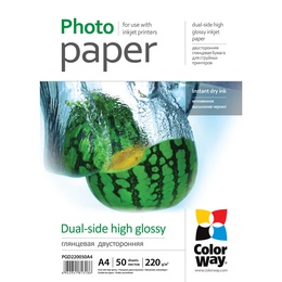  ColorWay | 220 g/m² | A4 | High Glossy dual-side Photo Paper