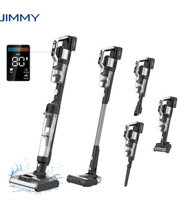  Jimmy Vacuum cleaner and washer | PW11 Pro Max-B | Cordless operating | Washing function | 460 W | 21.6 V | Operating time (max) 40-80 min | Black/Silver  Hover