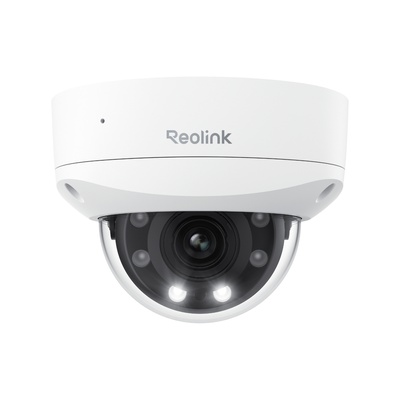  Reolink | 4K PoE IK10 Camera with 5X Optical Zoom | P437 | Dome | 8 MP | 2.7-13.5mm | IP67 | H.265 | Micro SD