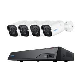  Reolink | Super HD Security Camera System | NVS8-5MB4 | Bullet | 5/4 MP | f=4.0mm fixed; F=2.0 | Power over Ethernet (PoE) | IP67 | H.265 | Micro SD